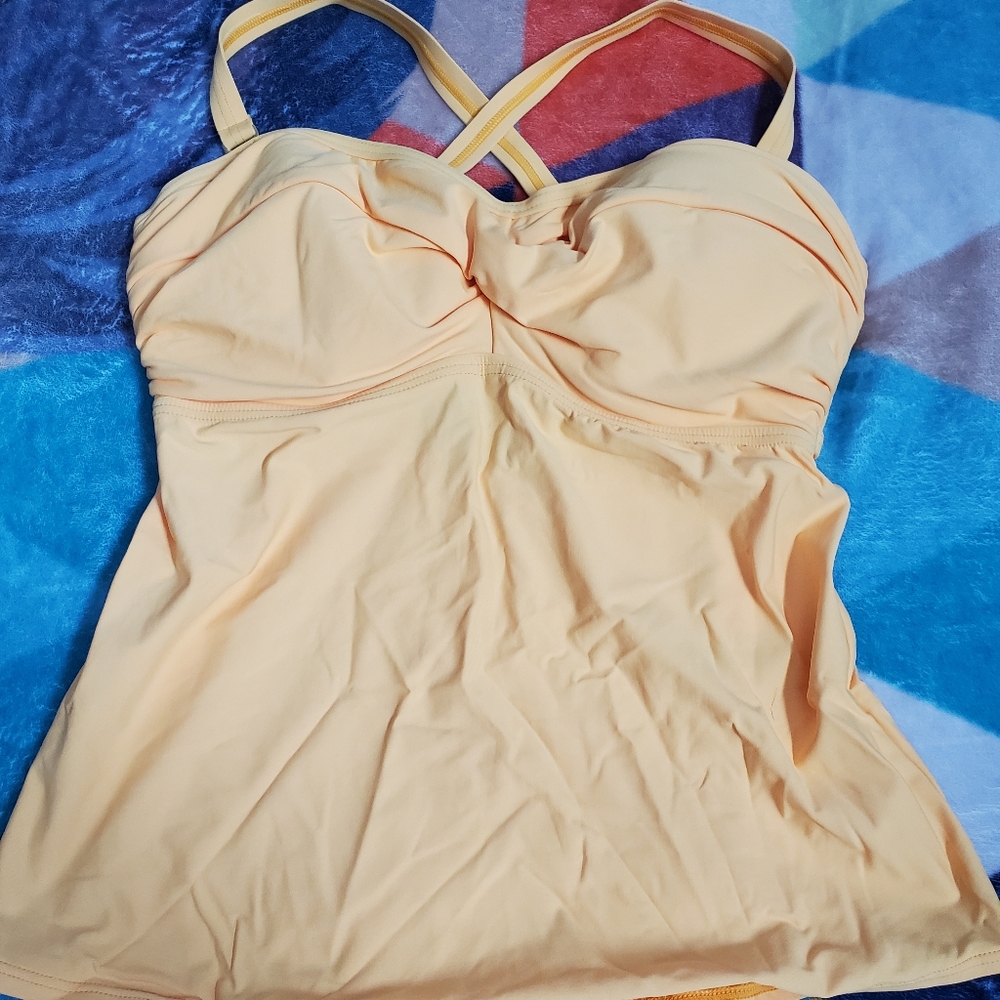 Yellow Tankini Set 32E - Picture 2 of 8